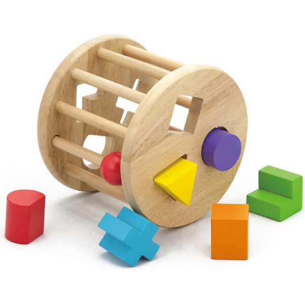 

Деревянный сортер Viga Toys Цилиндр с фигурами (54123)