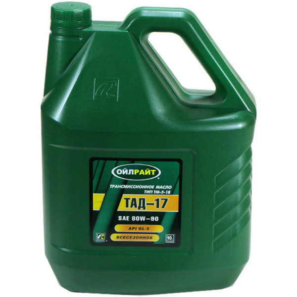 

Трансмиссионное масло OIL RIGHT ТАД-17 ТМ-5-18 80W-90 GL-5 10л