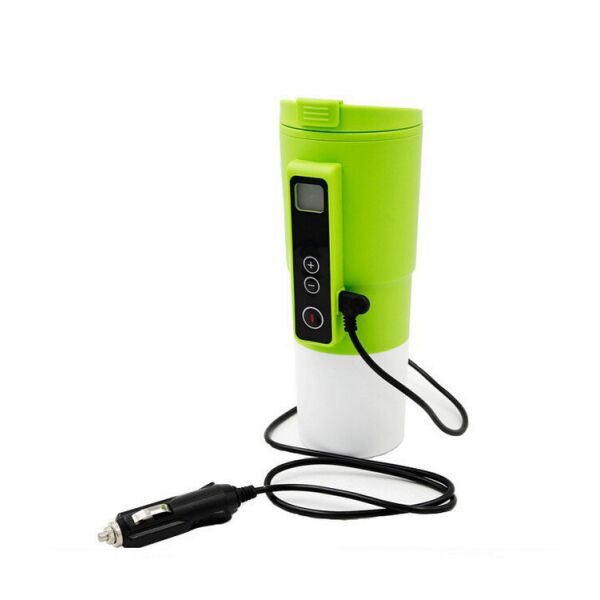

Автомобильная смарт-термокружка SUNROZ Smart Mug с подогревом и контролем температуры 380 мл Зеленый (SUN1130)