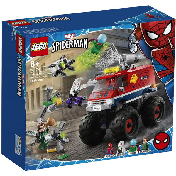 

LEGO Super Heroes Грузовик-монстр Человека-Паука против Мистерио (76174)