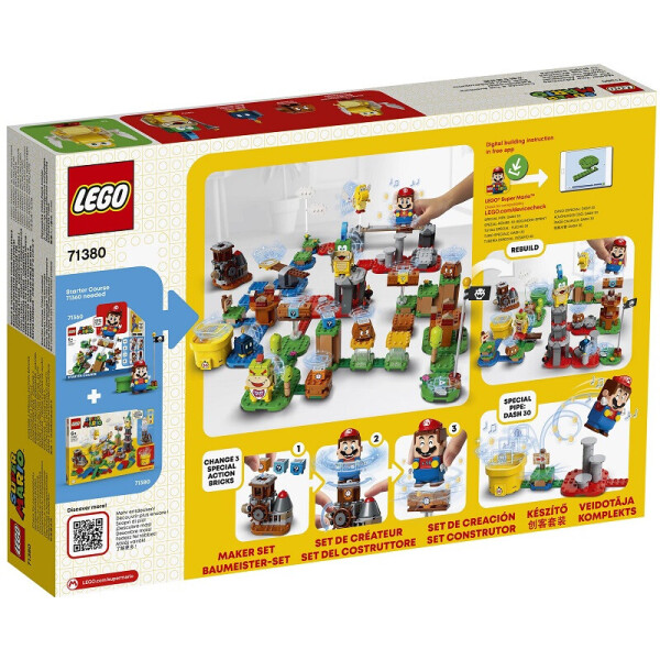 Акція на LEGO® Super Mario Твои уровни! Твои Приключения! (71380) від Allo UA