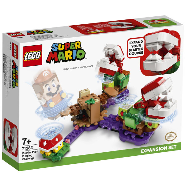 

LEGO Super Mario Дополнительный набор «Загадочное испытание растения-пираньи» (71382)