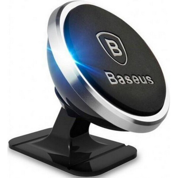 

Автомобильный держатель телефона Baseus Rotation Magnetic, Silver (SUGENT- NT0S)