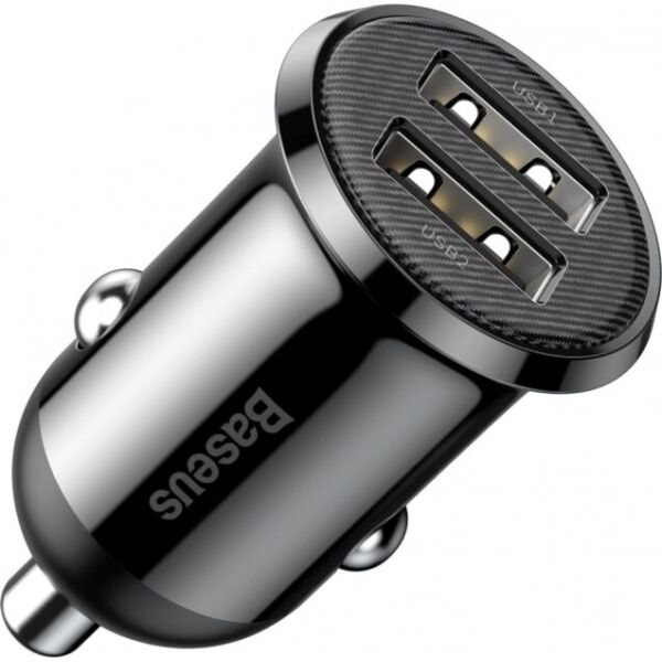 

Авто зарядное устройство Baseus Grain Pro Black (CCALLP-01)