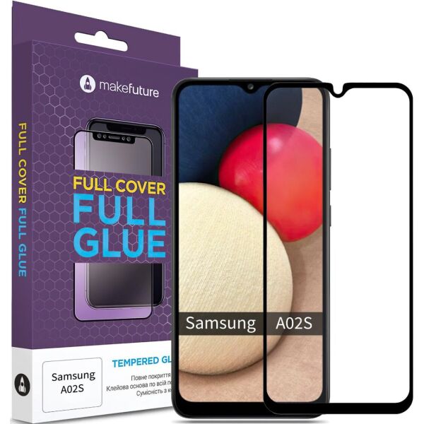 

MakeFuture Full Cover Full Glue Black для Samsung A02s (A025)