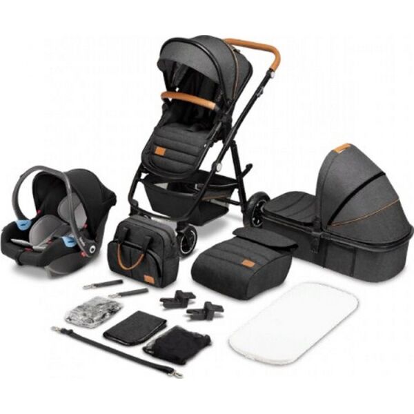 

Универсальная коляска 3 в 1 Lionelo AMBER GREY GRAPHITE