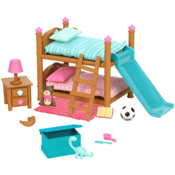 

Игровой набор LIL WOODZEEZ Двухъярусная кровать для детской комнаты (6169Z)