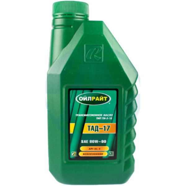 

Трансмиссионное масло OIL RIGHT ТАД-17 ТМ-5-18 80W-90 GL-5 1л