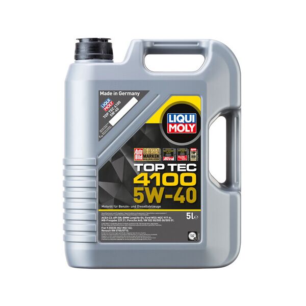 

Моторное масло Liqui Moly TOP TEC 4100 5W-40 5л (7501)