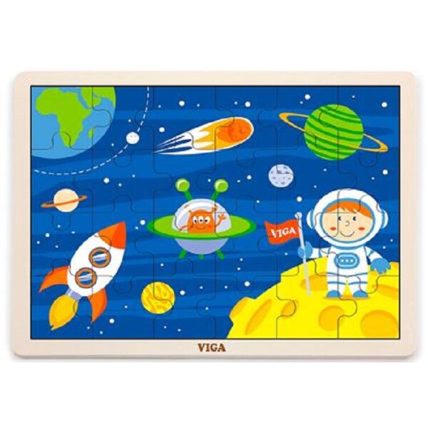 

Деревянный пазл Viga Toys В космосе, 24 эл. (51461)