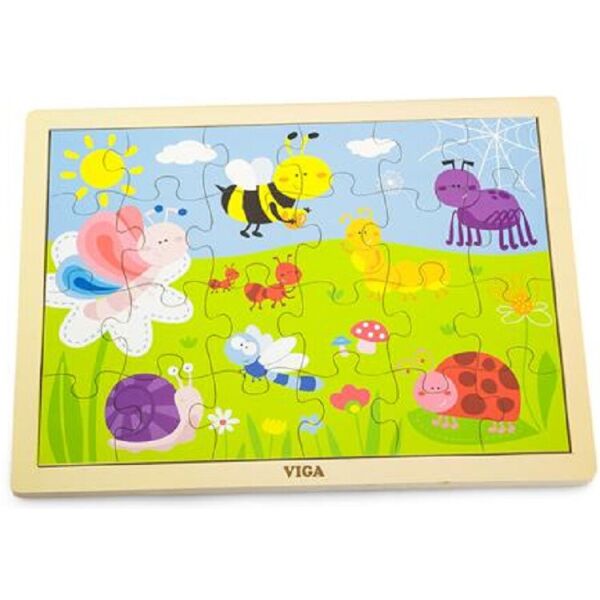 

Деревянный пазл Viga Toys Парк, 24 эл. (50199)