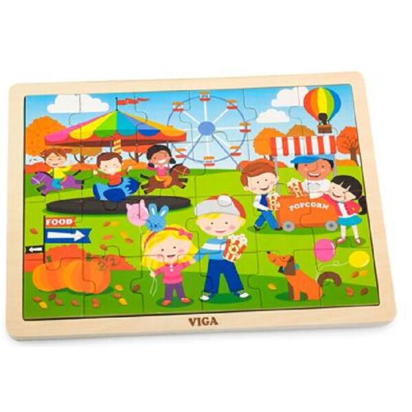 

Деревянный пазл Viga Toys Времена года: осень, 24 эл. (51271)