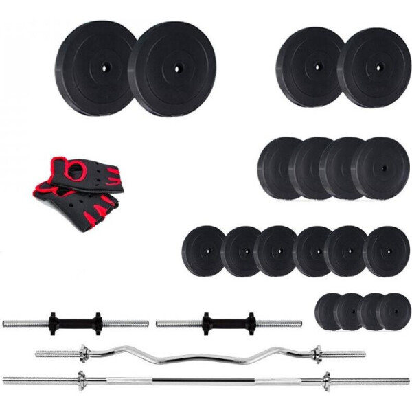 

и гантели Iron Body 110кг + перчатки (IB-8470)