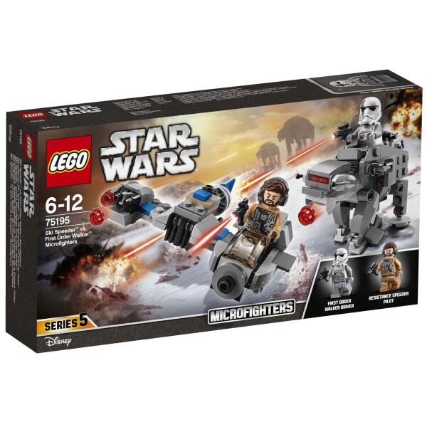 

LEGO Star Wars Бой пехотинцев Первого Ордена против спидера на лыжах (75195)