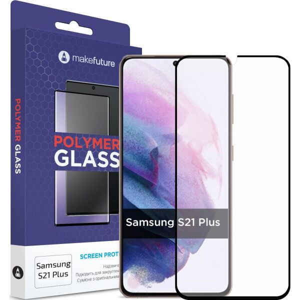 

Защитное стекло MakeFuture Polymer Black для Samsung S21 Plus