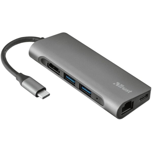 

USB Type C -> HDMI/Type C/USB/Ethernet/Card Reader Trust Dalyx (23331)