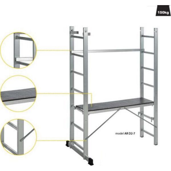 

Строительный алюминиевый помост Drabest 2х6 (ARD2X6 ECO)