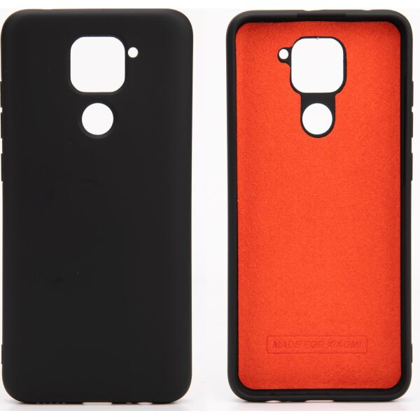 

Чехол Xiaomi Liquid silicone TPU Black для Redmi Note 9