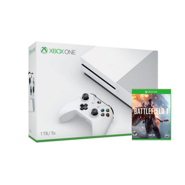 

Microsoft Xbox ONE S 1TB + Игра Battlefield 1