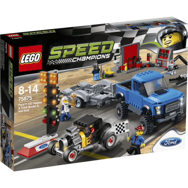 

LEGO Speed Champions Форд F-150 Раптор и модель Хот Род (75875)