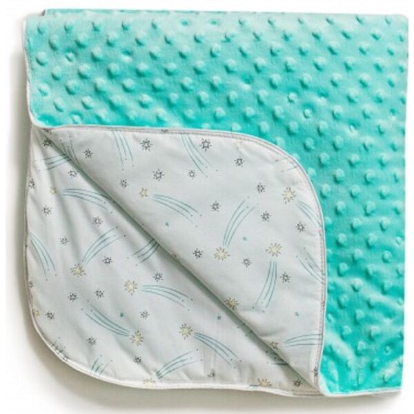 

Плед детский Twins Dolce Minky autumn 80x80 1465-DMK-014, mint