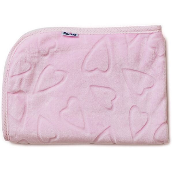 

Плед детский Twins велюр Сердечки 80х104 1406-187-08, pink, розовый