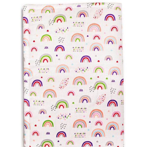 

Плед детский муслиновый Twins 110x80 утеплений 1610-PMT-01/08, Rainbow