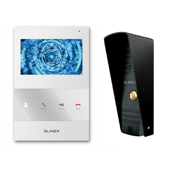 

Комплект видеодомофона Slinex SQ-04M White + ML-16HR Black