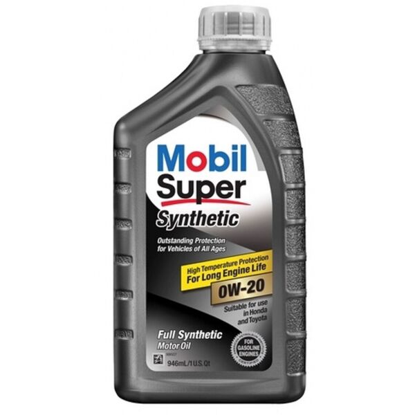 

Масло моторное синтетическое Mobil Super Synthetic 0W-20, 0,946 л