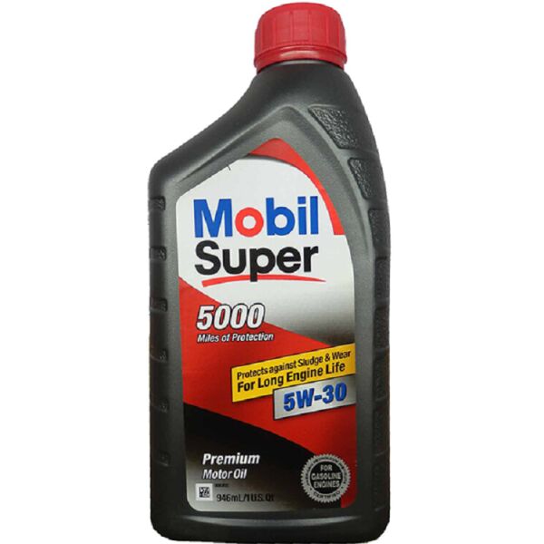 

Масло моторное Mobil Super 5000 Synthetic Blend 5W-30, 0,946 л