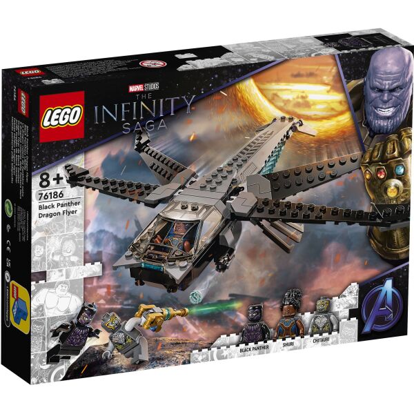 

LEGO® Marvel Super Heroes Avengers Корабль Чёрной Пантеры «Дракон» (76186)