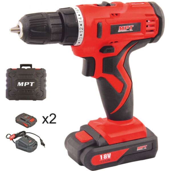 

Дрель шуруповерт аккум. 18V, L, Mastertool MCDT1823.A2
