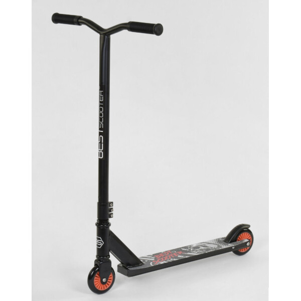 

Самокат Best Scooter BS-70329 черный-оранжевый