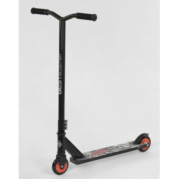 

Самокат Best Scooter BS-70329 черный-оранжевый