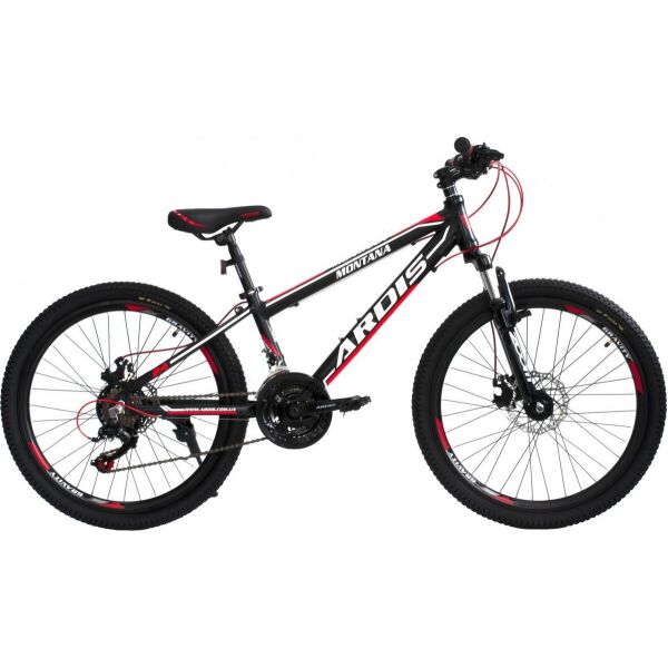 

Велосипед ARDIS MONTANA 24" 12 черно-красный (02461X1) 2021