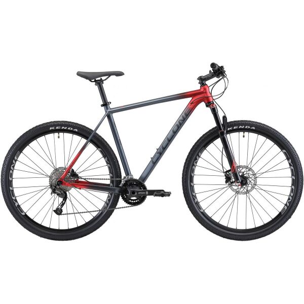 

Велосипед CYCLONE 29"ALX 20" серо-красный (21-032) 2021