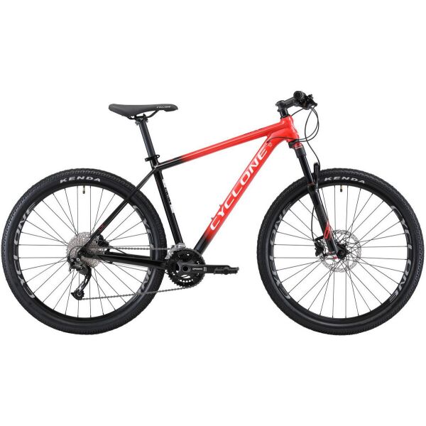 

Велосипед CYCLONE 27,5"LX 19"красно-черный(21-035) 2021