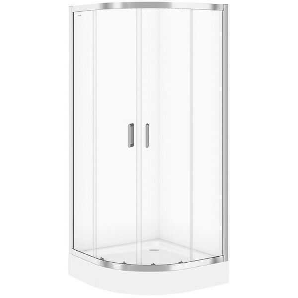 

Душевая кабина Cersanit Zip 90×90×190 полукруглая, прозрачное стекло,S154-002