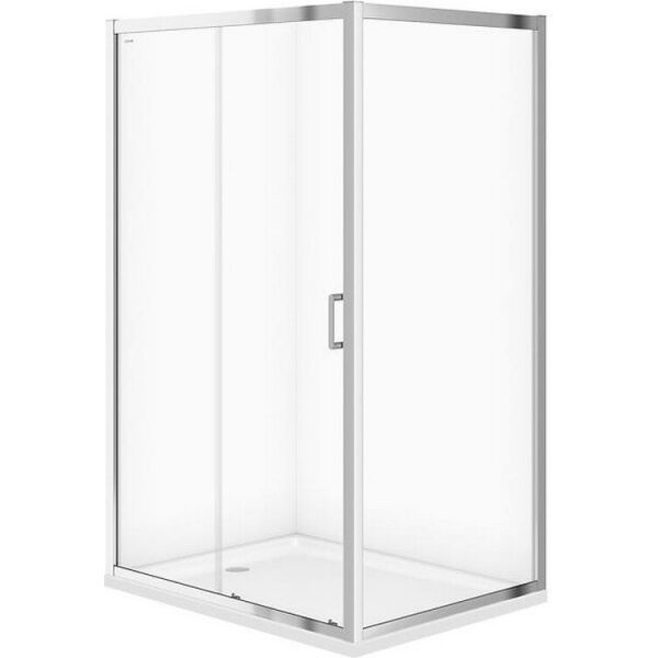 

Душевая кабина Cersanit Zip 120×90×190 прямоугольная, прозрачное стекло, S154-004