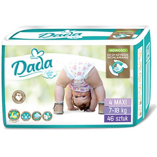 

Подгузники Dada Extra Soft 4 Maxi (7-18 кг), 46 шт (8594001939633)