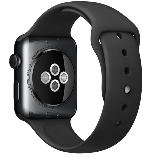 

Ремешок для Apple Watch 38/40 мм - Coteetci W3 чёрный