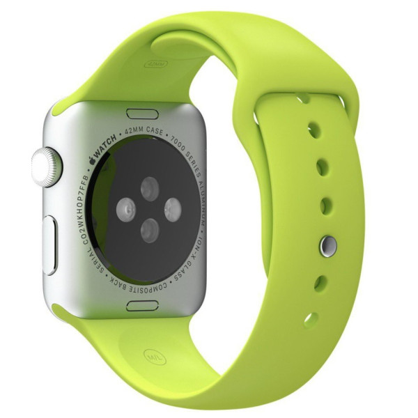

Ремешок для Apple Watch 42/44 мм - Coteetci W3 зелёный