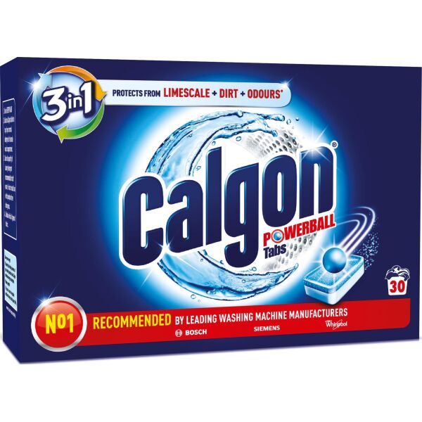

Средство для смягчения воды в стиральных машинах Calgon в таблетках, 30 шт (5011417544150)