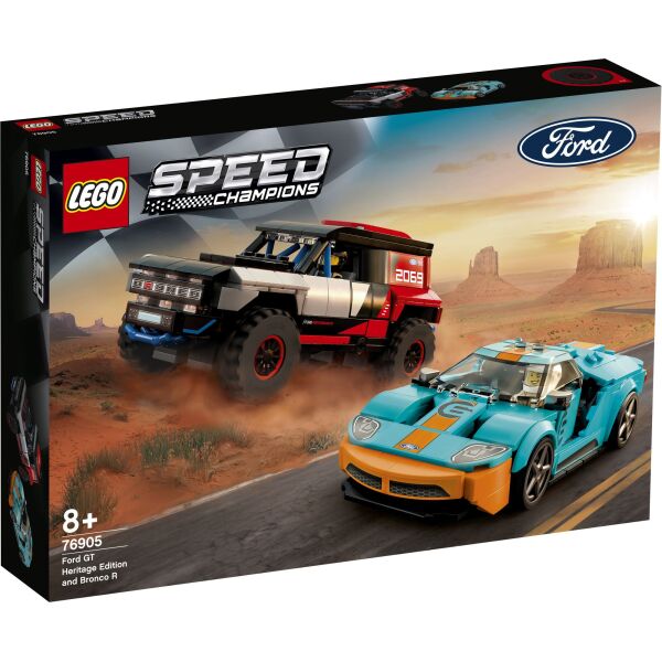 

LEGO® Speed Champions Ford GT Heritage Edition and Bronco R (76905)
