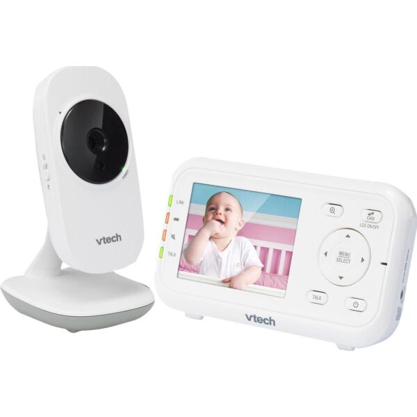 

Видеоняня VTech двусторонняя с датчиком температуры и цветным экраном 2.8" (VM3255)