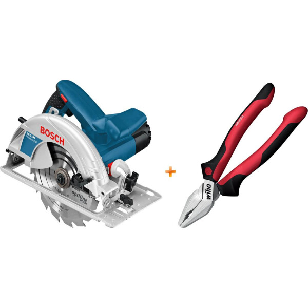 

Ручная Bosch GKS 190 + Плоскогубцы Wiha