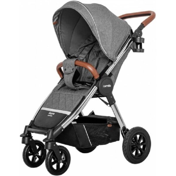

Прогулочная коляска CARRELLO Supra CRL-5510 Carbon Grey (светло-серая) + дождевик + москитка