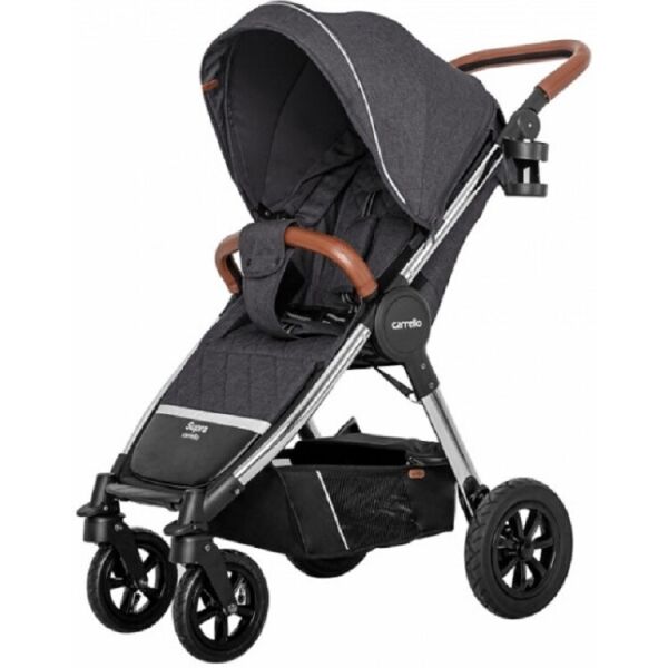 

Прогулочная коляска CARRELLO Supra CRL-5510 Solid Grey (темно-серая) + дождевик + москитка