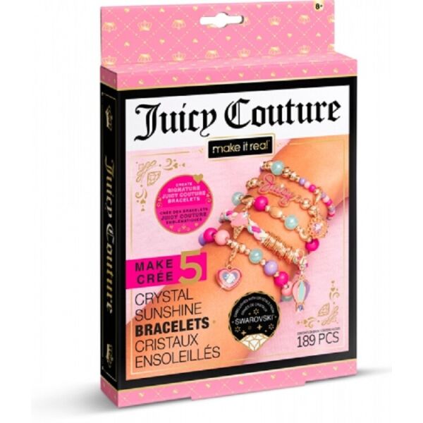 

Мининабор для создания шарм-браслетов Make it Real Juicy Couture с кристаллами Swarovski Солнечное сияние (MR4433)