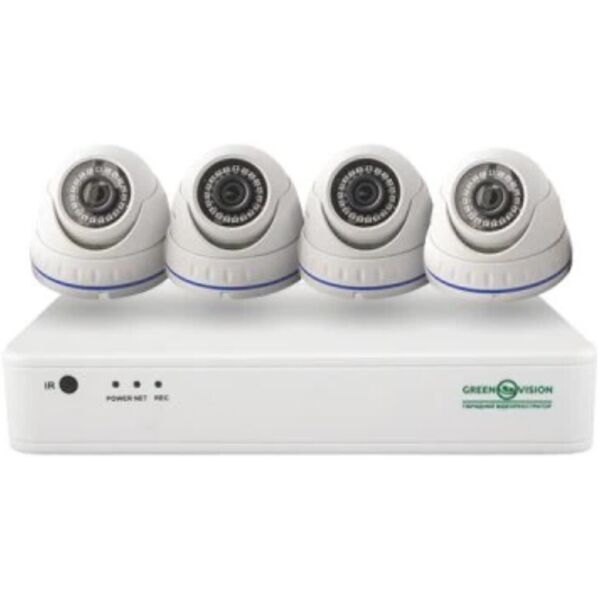 

Комплект видеонаблюдения GreenVision GV-IP-K-S30/04 1080P (9419)